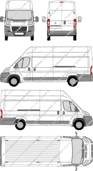 Fiat Ducato, Kastenwagen, L5H3, 2 Sliding Doors (2006)