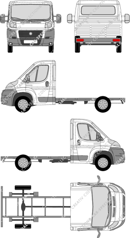 Fiat Ducato Chassis for superstructures, 2006–2014 (Fiat_159)