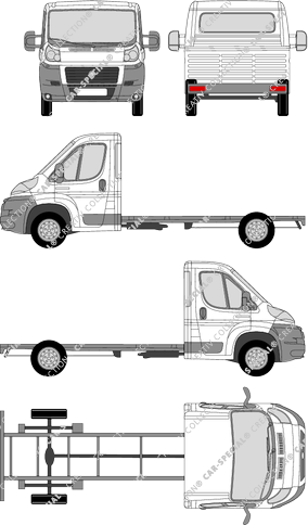 Fiat Ducato, Chassis for superstructures, L4, long wheelbase, single cab (2006)