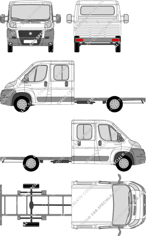 Fiat Ducato Chassis for superstructures, 2006–2014 (Fiat_161)