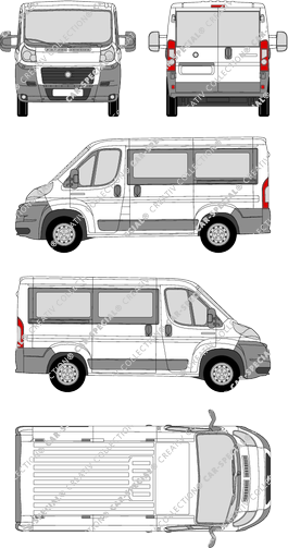 Fiat Ducato, camionnette, L1H1, 2 Sliding Doors (2006)