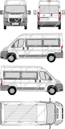 Fiat Ducato, minibus, L2H2, 2 Sliding Doors (2006)