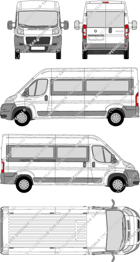 Fiat Ducato, minibus, L4H2, 1 Sliding Door (2006)