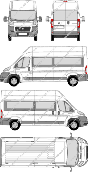 Fiat Ducato, camionnette, L4H3, 1 Sliding Door (2006)