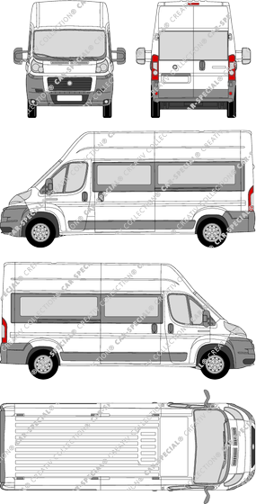 Fiat Ducato, minibus, L4H3, 2 Sliding Doors (2006)