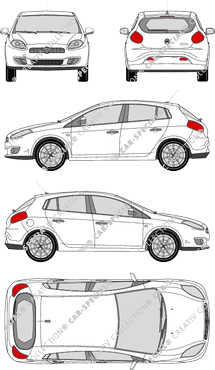 Fiat Bravo, 2007–2014 (Fiat_186)