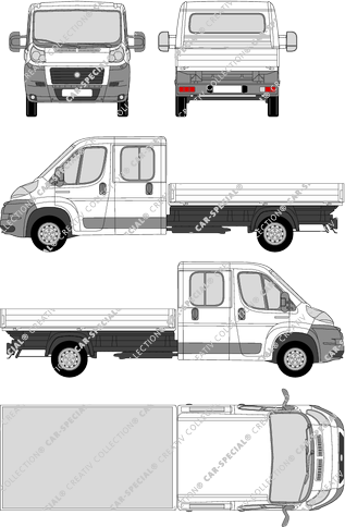 Fiat Ducato, pianale, L5, Doppelkabine (2006)