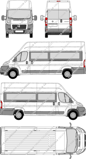 Fiat Ducato, Kleinbus, L5H3, 2 Sliding Doors (2006)