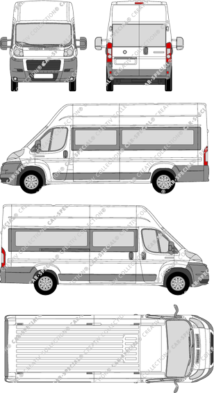 Fiat Ducato, Kleinbus, L5H3, 1 Sliding Door (2006)