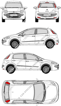 Fiat Punto Kombilimousine, 2009–2011 (Fiat_226)