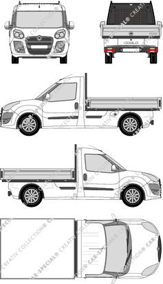 Fiat Doblò Cargo WorkUp, Pick-up (2011)