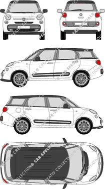Fiat 500L Station wagon, 2013–2017 (Fiat_265)