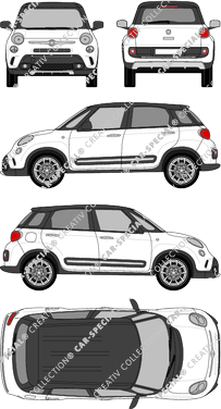 Fiat 500L Trekking, Trekking, station wagon, 5 Doors (2013)