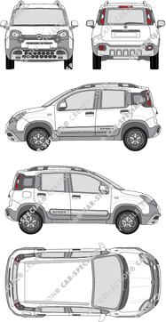 Fiat Panda Kombilimousine, 2015–2020 (Fiat_355)