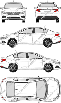 Fiat Tipo Limousine, 2016–2021 (Fiat_426)