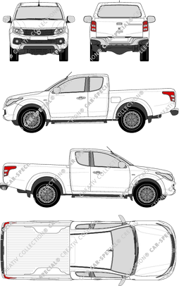 Fiat Fullback, Pick-up, cabina singola, estesa (2016)