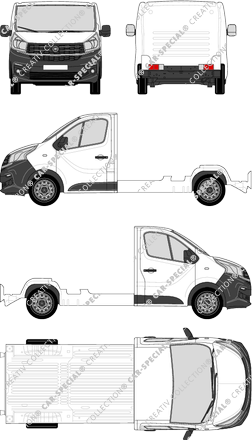 Fiat Talento, Châssis pour superstructures, L2, cabine Solo (2016)