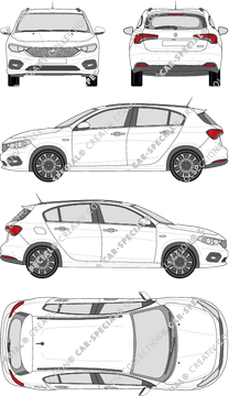 Fiat Tipo Kombilimousine, 2016–2021 (Fiat_475)