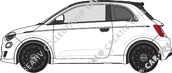 Fiat 500 Descapotable hatchback, actual (desde 2020)