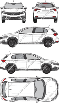 Fiat Tipo Hatchback, actual (desde 2021) (Fiat_505)