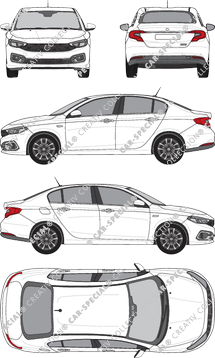 Fiat Tipo Limousine, aktuell (seit 2021) (Fiat_506)