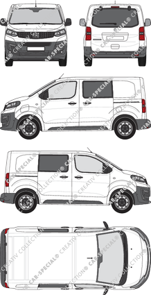 Fiat E-Scudo furgone, 2022–2024 (Fiat_632)