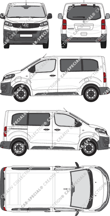 Fiat E-Scudo camionnette, 2022–2024 (Fiat_645)