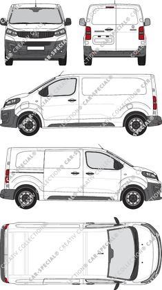 Fiat E-Scudo furgone, 2022–2024 (Fiat_652)