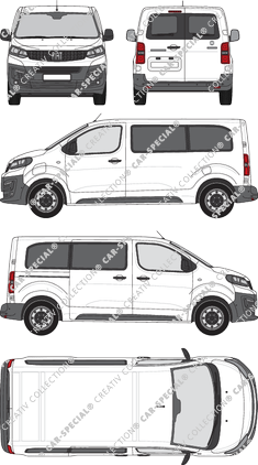 Fiat E-Scudo camionnette, 2022–2024 (Fiat_662)