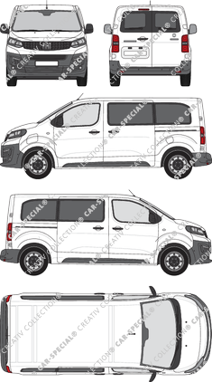 Fiat E-Scudo camionnette, 2022–2024 (Fiat_663)