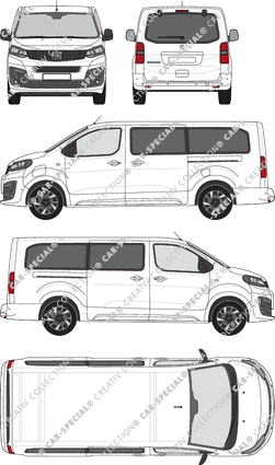 Fiat E-Ulysse, Minibus, Rear Flap, 2 Sliding Doors (2022)