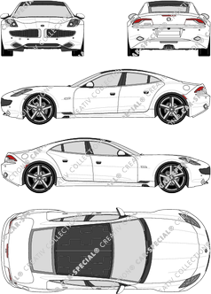 Fisker Karma, limusina, 4 Doors (2011)