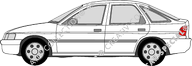 Ford Escort, 1992–1995