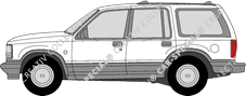 Ford Explorer Station wagon, 1990–1993
