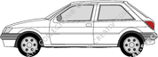 Ford Fiesta Hatchback, 1989–1996
