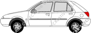 Ford Fiesta Hayon, 1996–2000