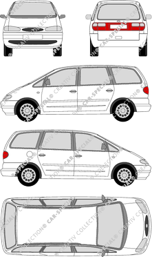 Ford Galaxy break, 1995–2000 (Ford_019)