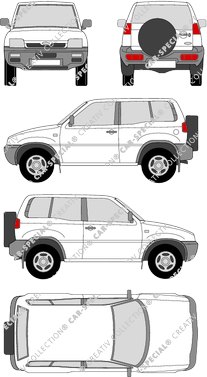 Ford Maverick Station wagon, 1993–1996 (Ford_021)