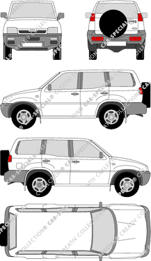 Ford Maverick (Europe), 1993–1996 (Ford_023)