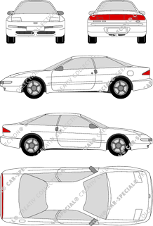 Ford Probe Kombicoupé, 1995–1997 (Ford_031)