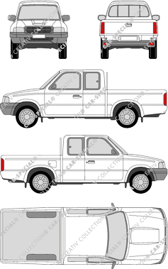Ford Ranger Pick-up, 1999–2002 (Ford_034)