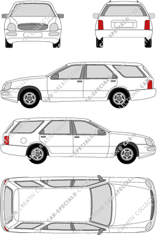 Ford Scorpio Turnier Kombi, 1995–1998 (Ford_039)