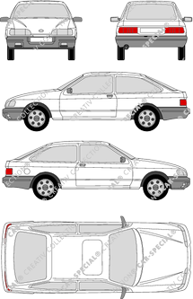 Ford Sierra Hayon, 1987–1990 (Ford_040)