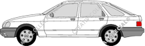 Ford Sierra Hatchback, 1987–1990
