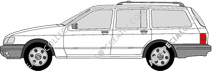 Ford Sierra Turnier Station wagon, 1987–1990