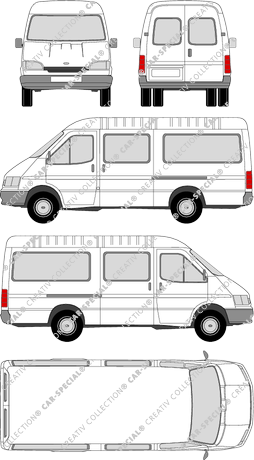 Ford Transit camionnette, 1994–2000 (Ford_057)