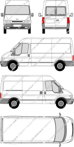 Ford Transit Kastenwagen, 2000–2006 (Ford_079)