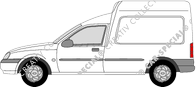 Ford Fiesta furgón, 2000–2001
