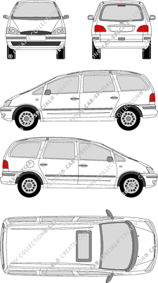 Ford Galaxy, Kombi, 5 Doors (2000)