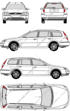 Ford Mondeo Turnier break, 2000–2003 (Ford_091)